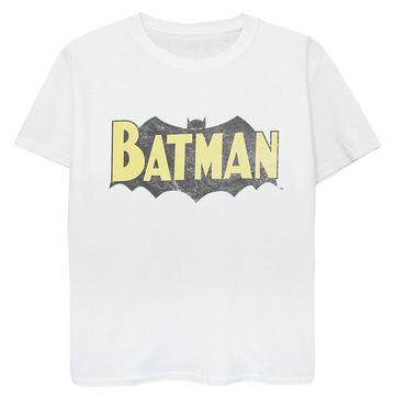 Batman Retro Shield Fade Distress TShirt