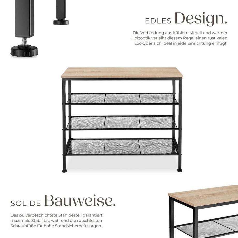 Tectake Scarpiera Newport stile industriale  