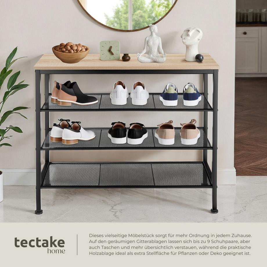 Tectake Scarpiera Newport stile industriale  