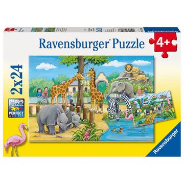 Puzzle Willkommen im Zoo (2x24)