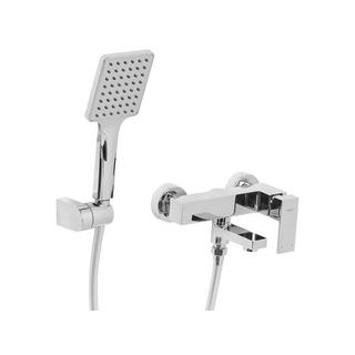 Beliani Robinet de douche mural en Laiton Moderne BALNEARIO  