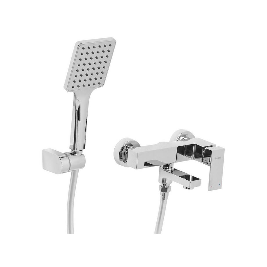 Beliani Robinet de douche mural en Laiton Moderne BALNEARIO  