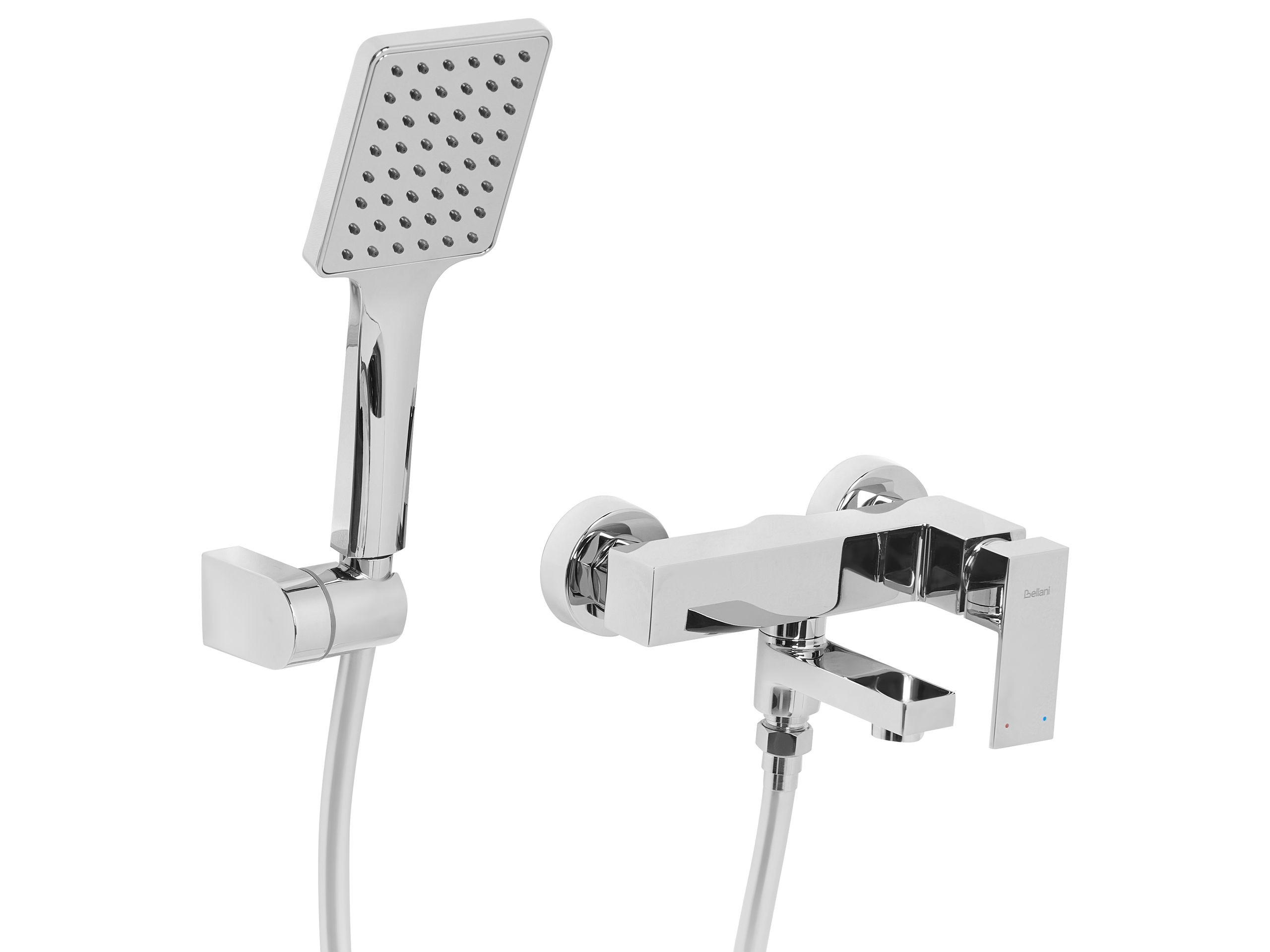 Beliani Robinet de douche mural en Laiton Moderne BALNEARIO  