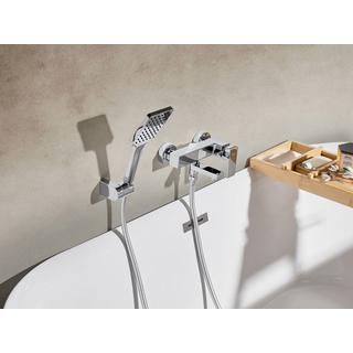 Beliani Robinet de douche mural en Laiton Moderne BALNEARIO  