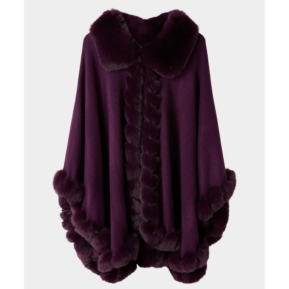 Joe Browns Mantella con collo e bordo in pelliccia sintetica  