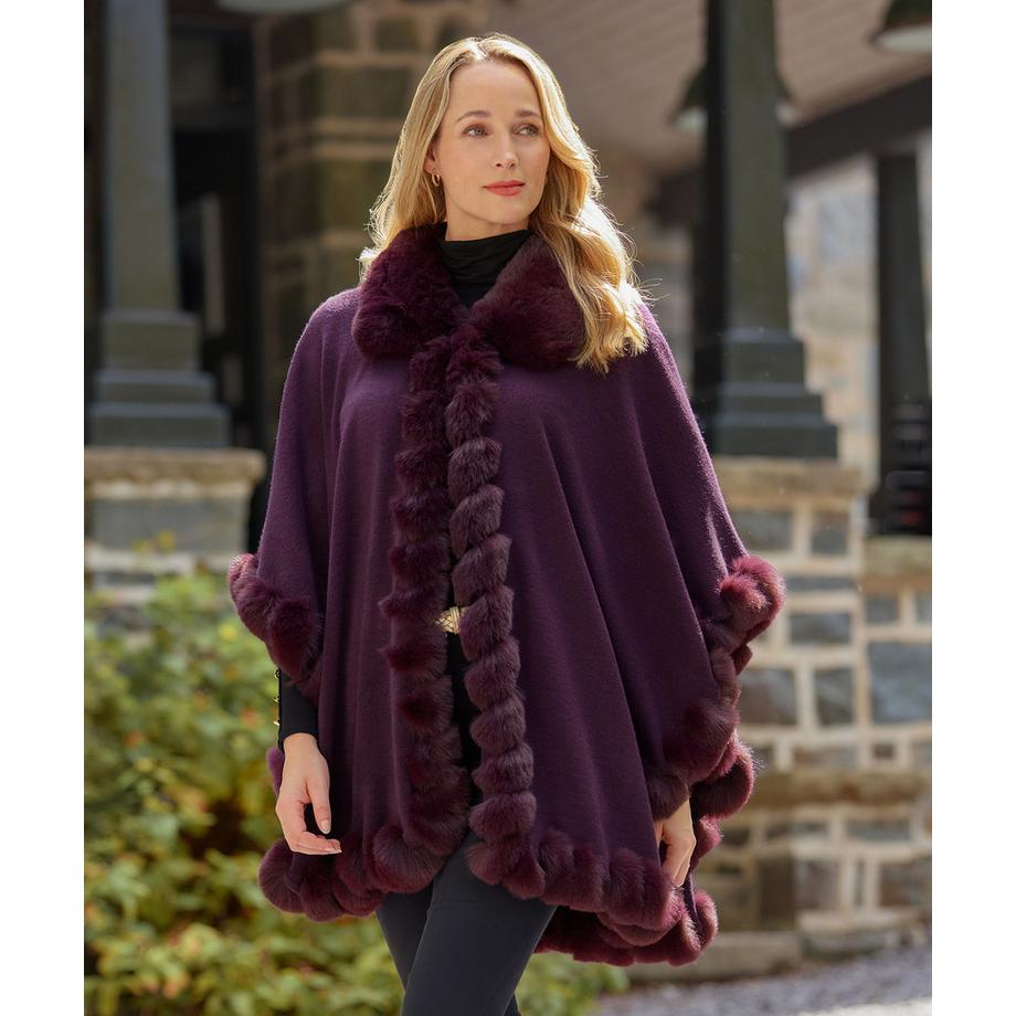 Joe Browns Mantella con collo e bordo in pelliccia sintetica  