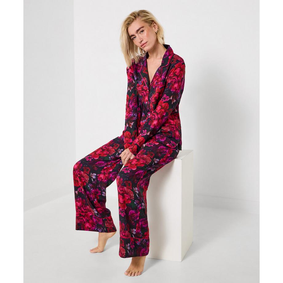 Joe Browns Pantalon de pyjama d'hiver à imprimé floral  