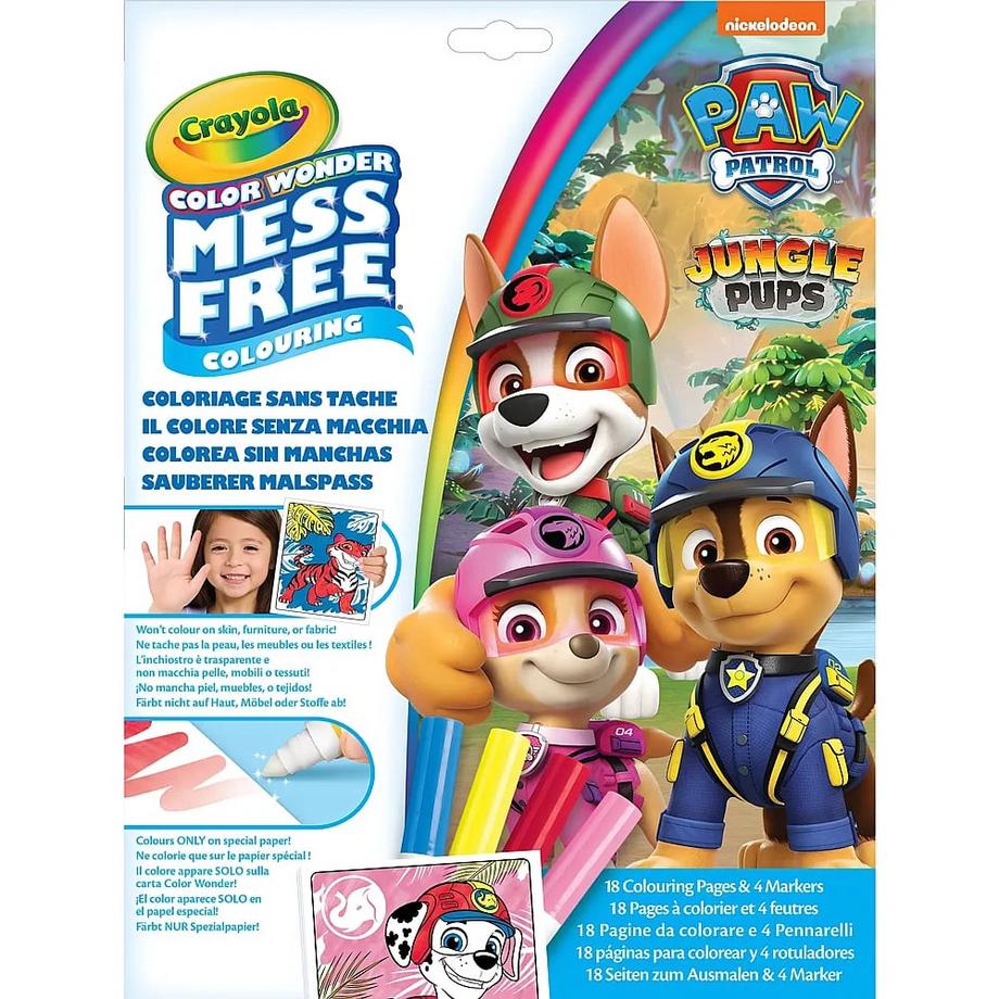 Crayola  Color Wonder Paw Patrol Malbuch Jungle Pups 