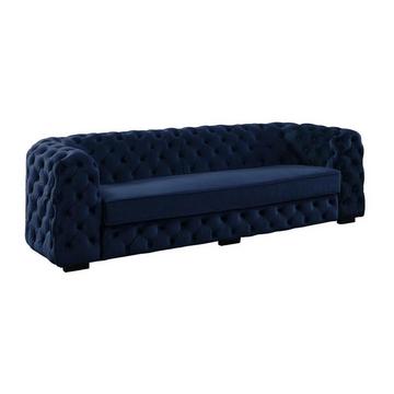 3SitzerSofa Chesterfield Samt STANLEY