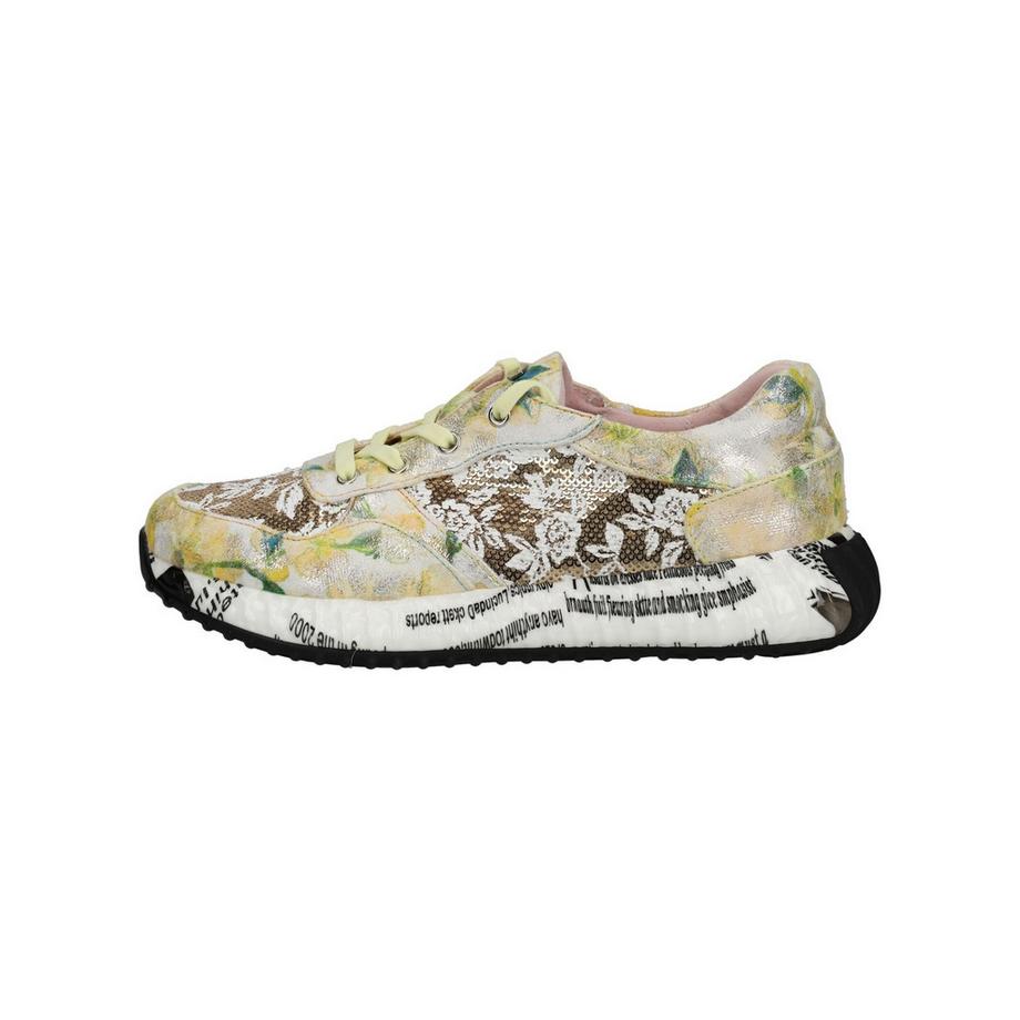 Laura Vita Sneaker Broderie Florale  