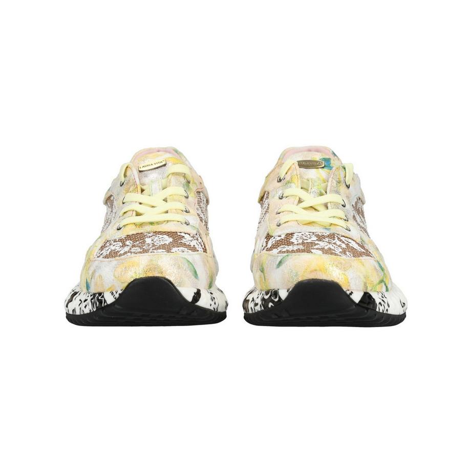 Laura Vita Sneaker Broderie Florale  