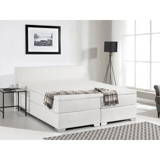 Beliani Lit Boxspring en Cuir PU Moderne PRESIDENT  