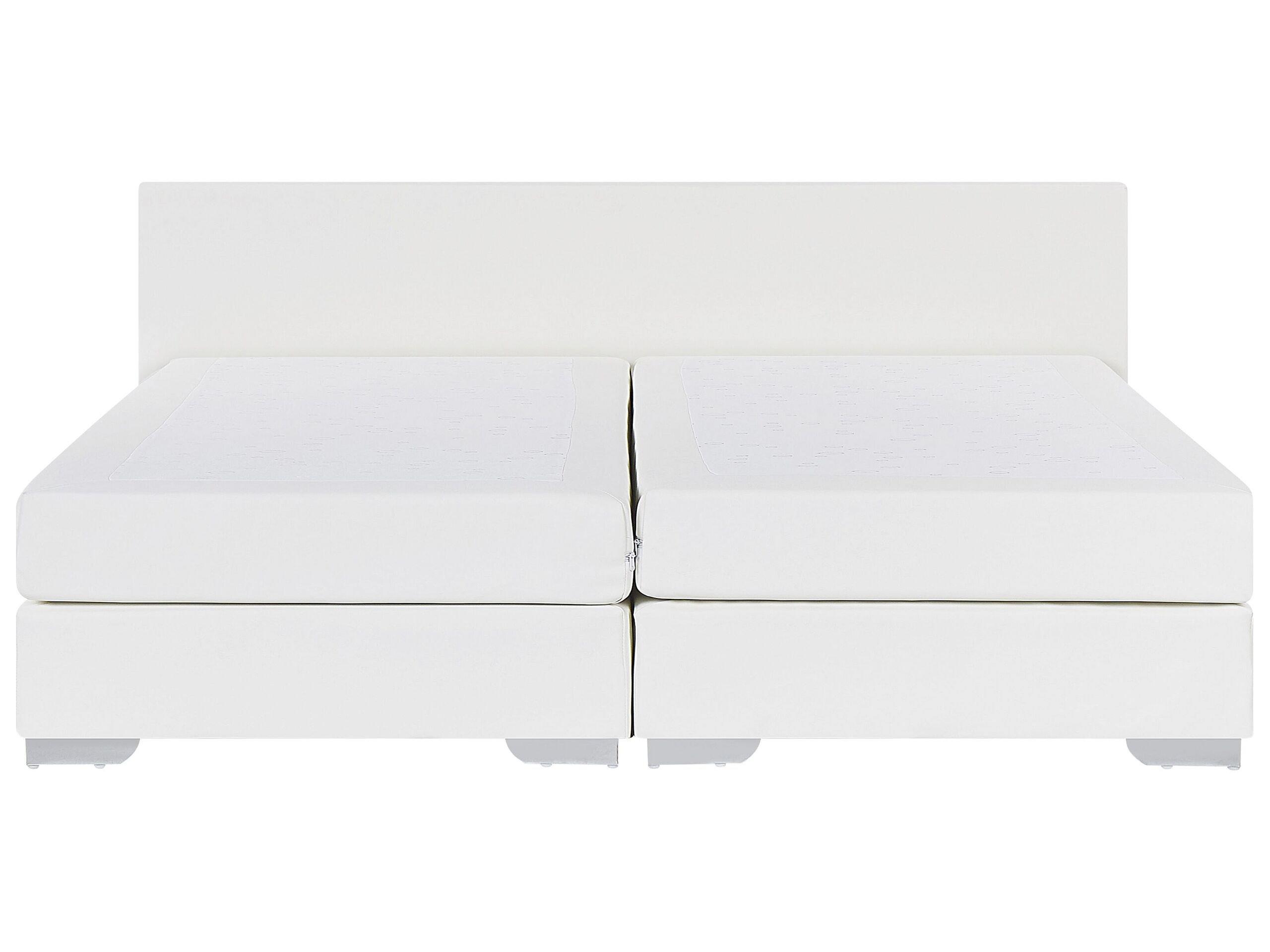 Beliani Lit Boxspring en Cuir PU Moderne PRESIDENT  