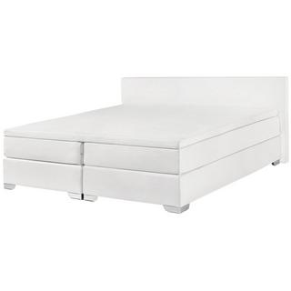 Beliani Lit Boxspring en Cuir PU Moderne PRESIDENT  