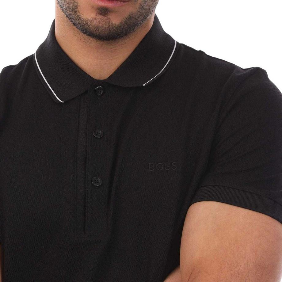 BOSS Maglietta Polo Aderente Maniche Corte  