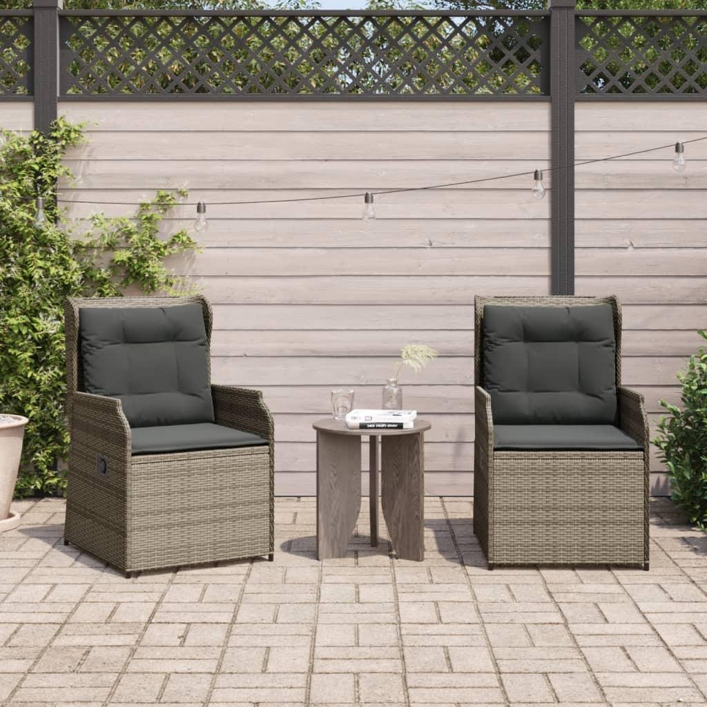 VidaXL Gartensessel verstellbar poly-rattan  