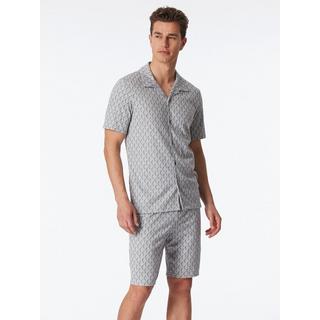 Schiesser Pyjama Kurzarmshirt und Shorts Set  