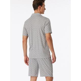 Schiesser Pyjama Kurzarmshirt und Shorts Set  
