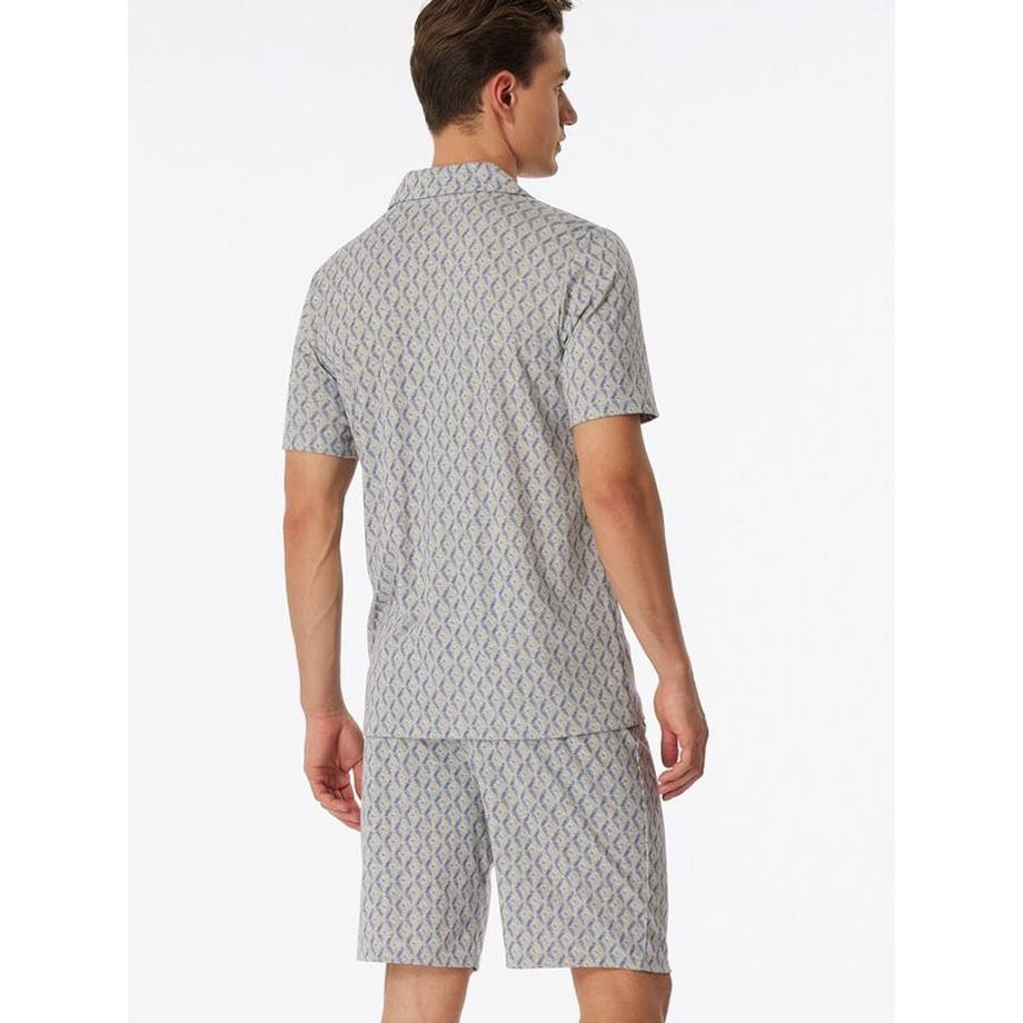 Schiesser Pyjama Kurzarmshirt und Shorts Set  