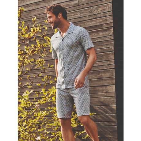 Schiesser Pyjama Kurzarmshirt und Shorts Set  