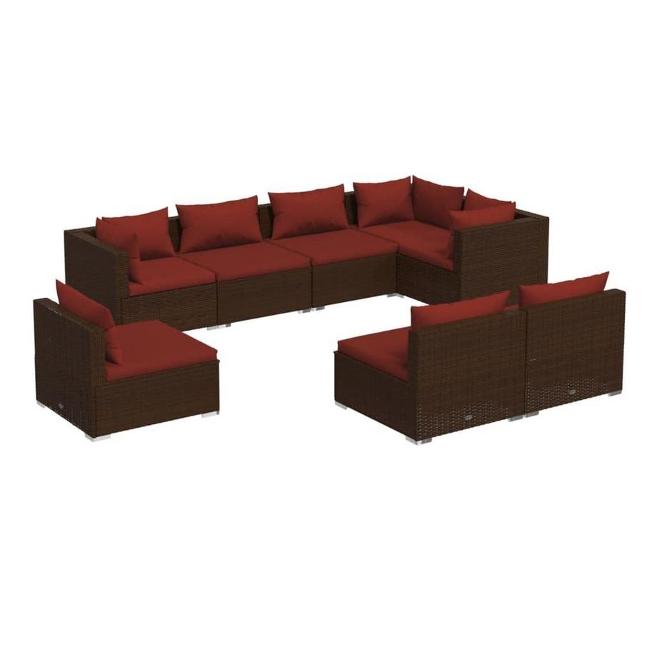 Garten lounge set poly-rattan
