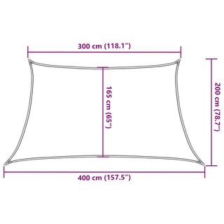 VidaXL Voile solaire  