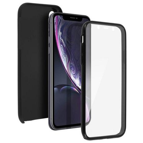 Avizar  Cover integrale iPhone XR Nera 