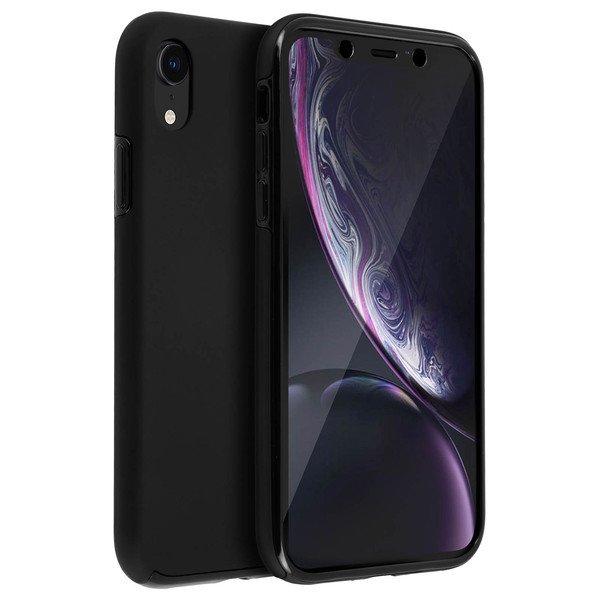 Avizar  Cover integrale iPhone XR Nera 