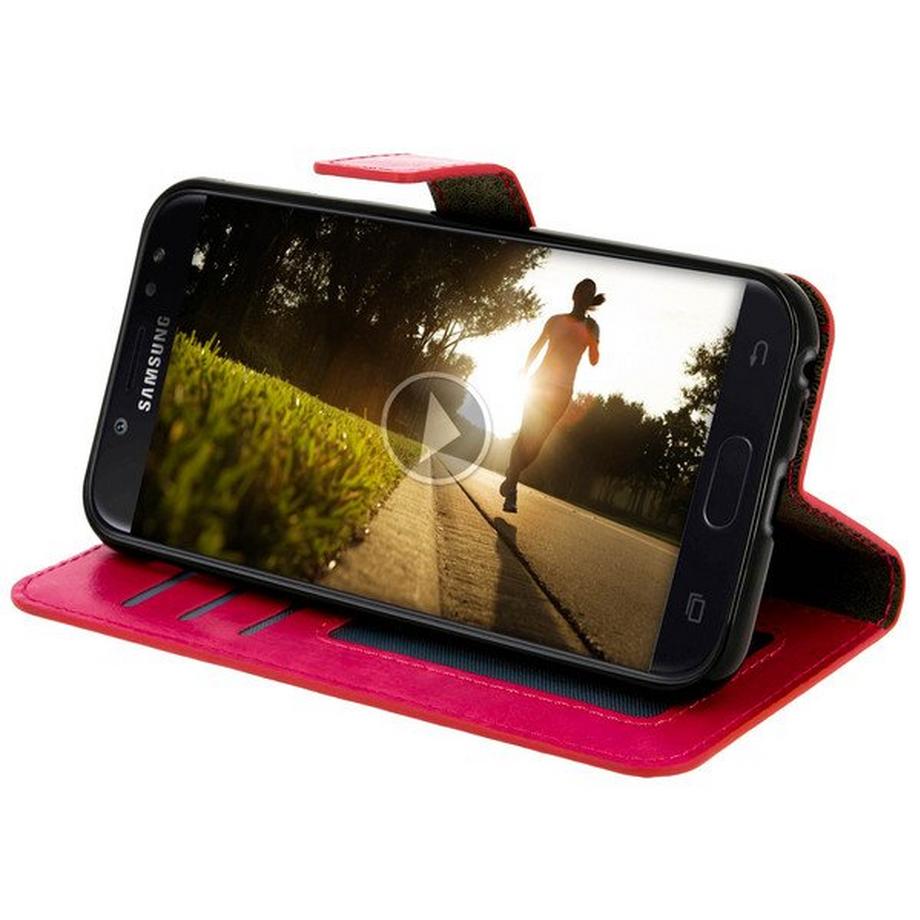 Avizar  Étui portefeuille Rose Galaxy J3 2017 