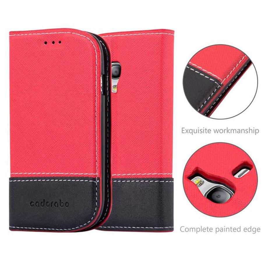 Cadorabo  Hülle für Samsung Galaxy S3 MINI Magnetverschluss, Standfunktion 
