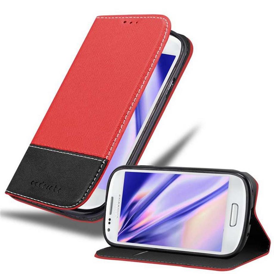 Cadorabo  Housse compatible avec Samsung Galaxy S3 MINI - Coque de protection avec fermeture magnétique, fonction de support et compartiment pour carte 