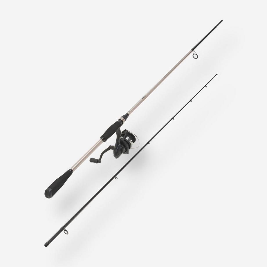 Set aus Rute und Rolle zum Kunstköderangeln WXM 100 2,70 m MH (10-30 g)