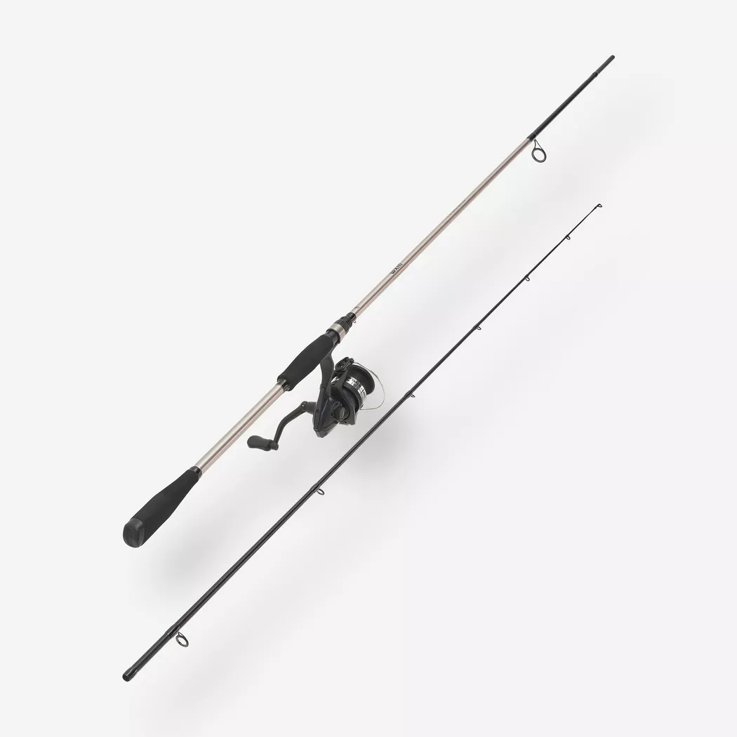 CAPERLAN - Set aus Rute und Rolle zum Kunstköderangeln WXM 100 2,70 m MH (10-30 g), One Size, Multicolor