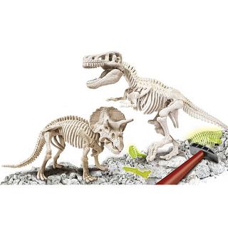 Clementoni  Galileo Ausgrabungset T-Rex & Triceratop 