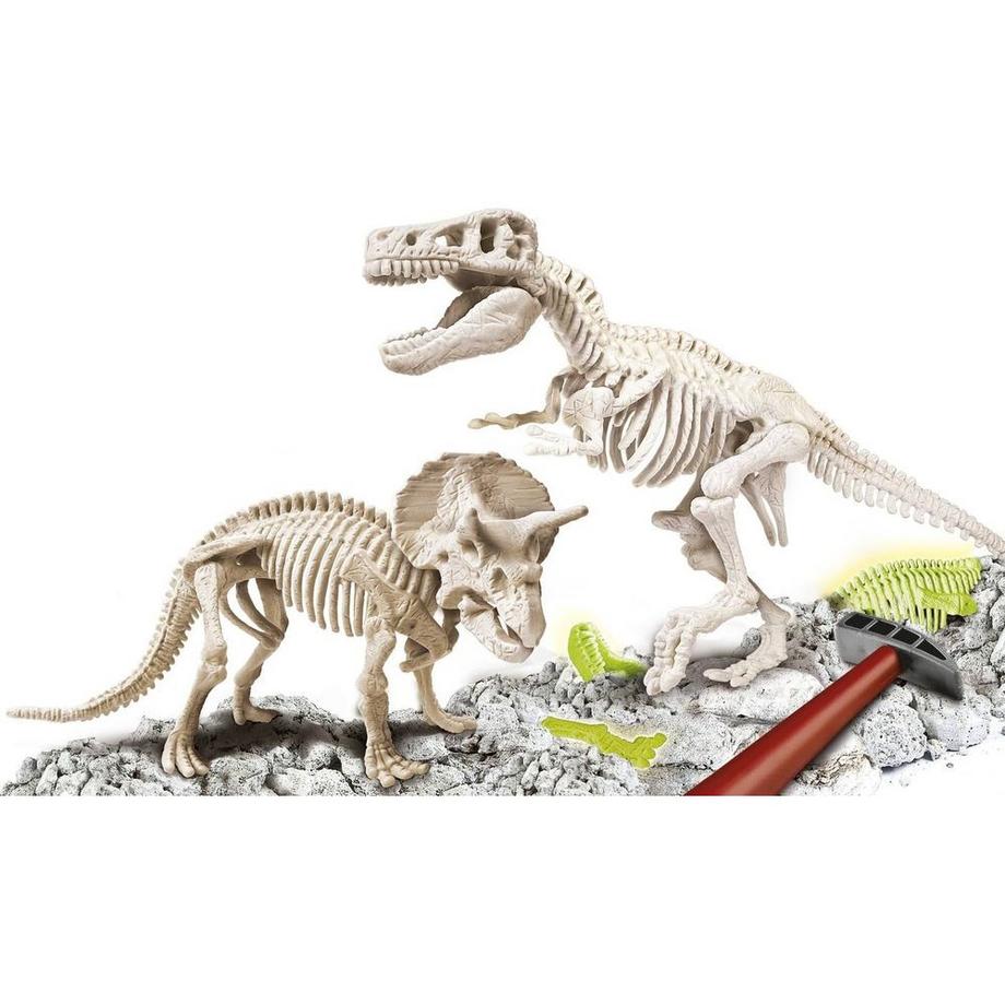 Clementoni  Galileo Ausgrabungset T-Rex & Triceratop 