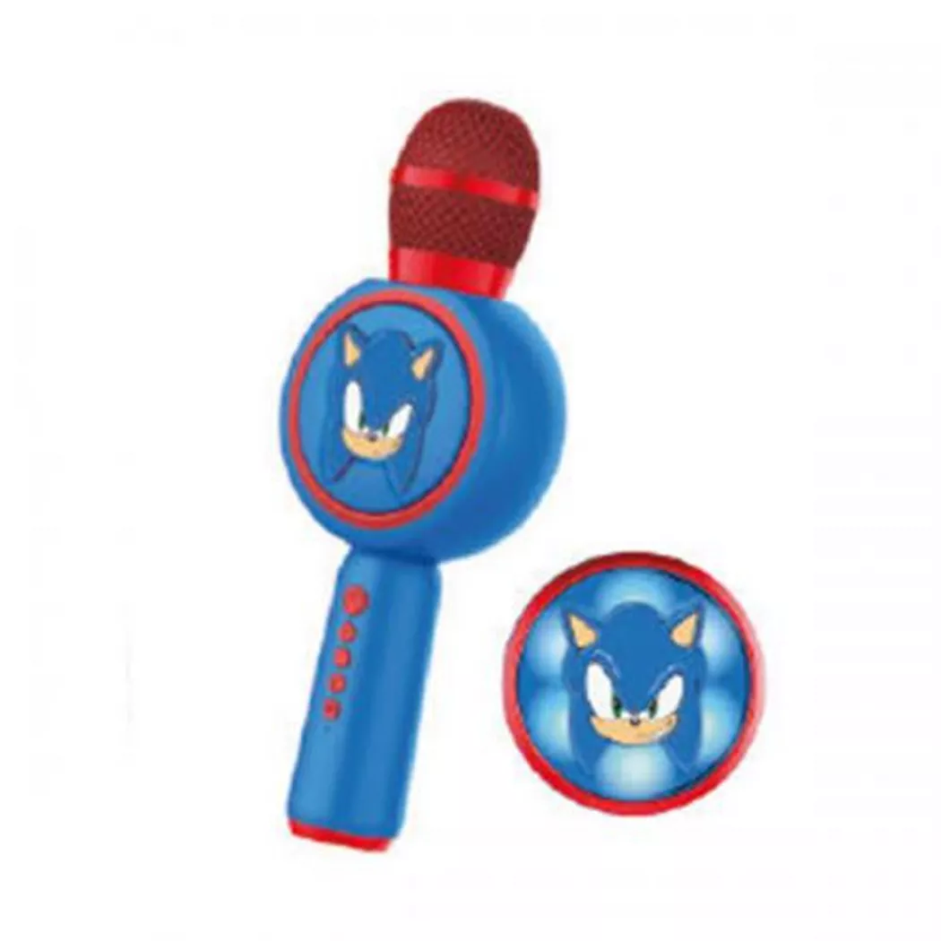 OTL Sonic Karaoke Microphone and Wireless Speaker with LED lights, none