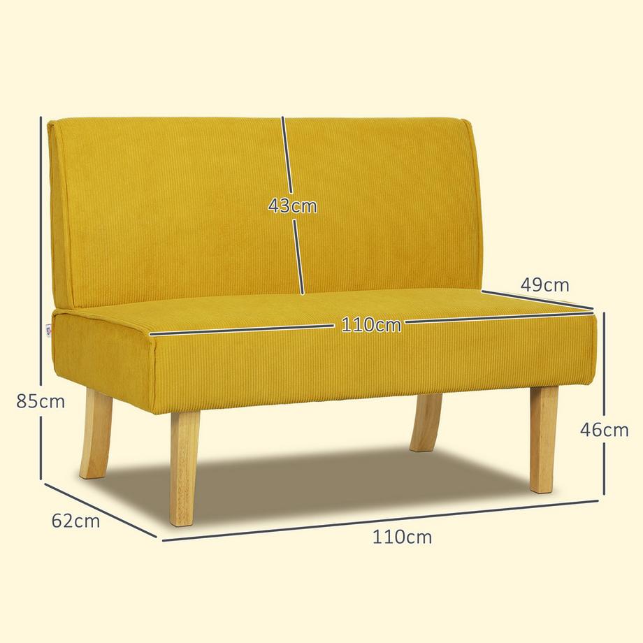 HOMCOM 2 Sitzer Sofa  