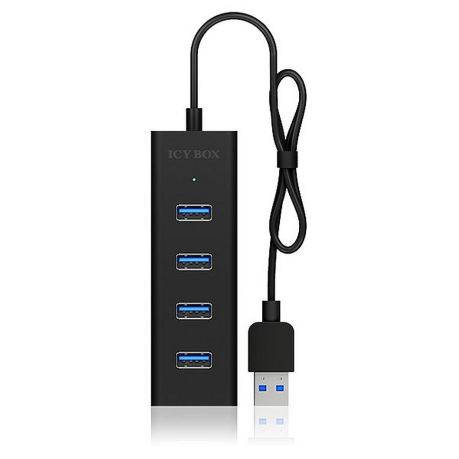 ICY Box  ICY BOX IB-HUB1409-U3 USB 3.2 Gen 1 (3.1 Gen 1) Type-A 5000 Mbit/s Schwarz 