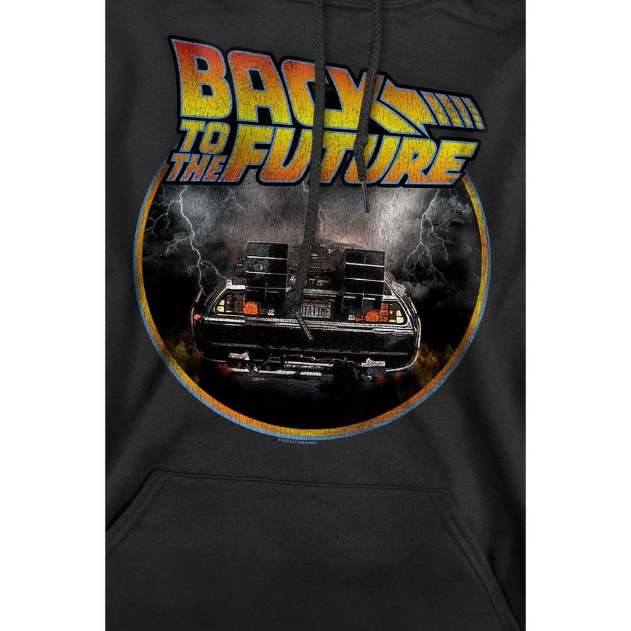 Back To The Future Felpa con Cappuccio Stampata  