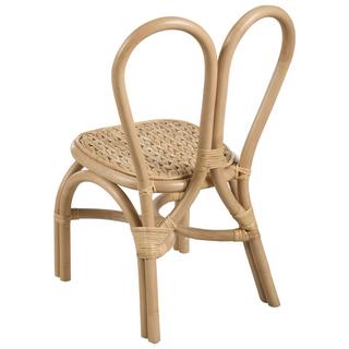 Beliani Kindersessel aus Rattan Boho DESIMI  