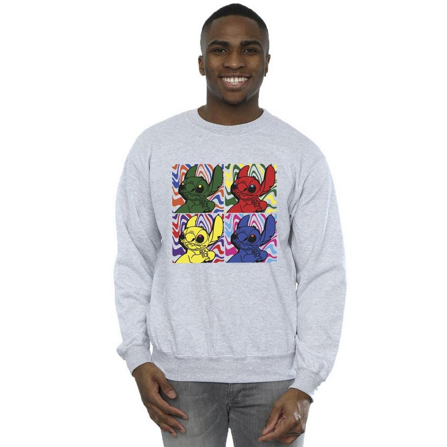 Disney Stitch Pop Art Print Sweatshirt  