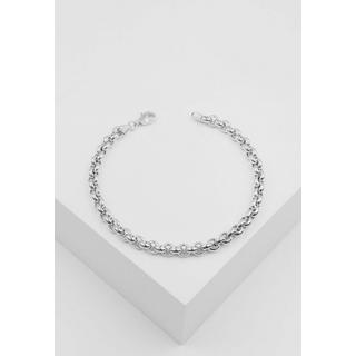 MUAU Schmuck  Bracelet jaseron en or blanc 750, 19cm, 5mm 