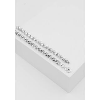 MUAU Schmuck  Bracelet jaseron en or blanc 750, 19cm, 5mm 