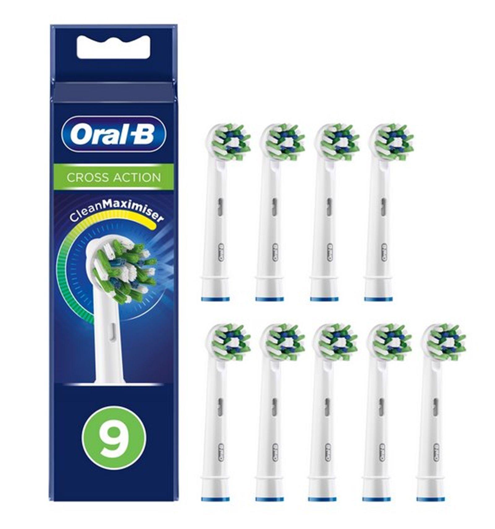 Image of Oral-B CrossAction Aufsteckbürsten (9 x) - ONE SIZE