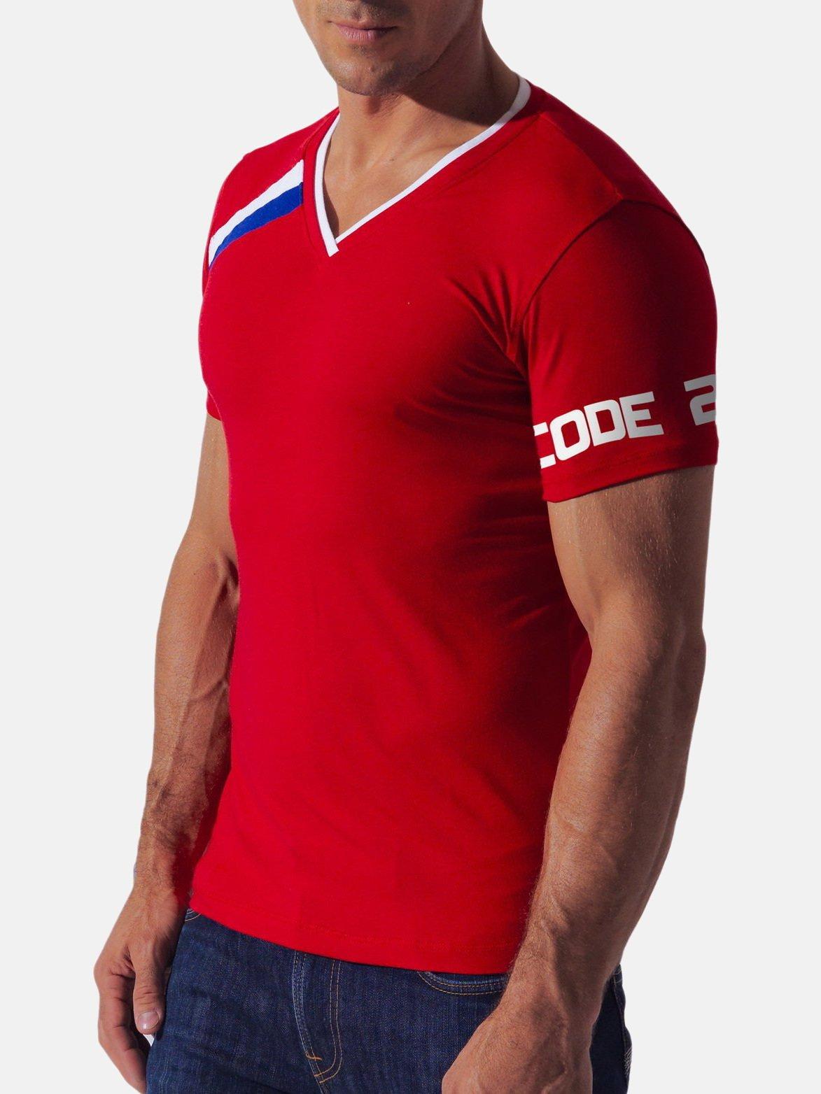 Code22  T-shirt Asymmetric sport 