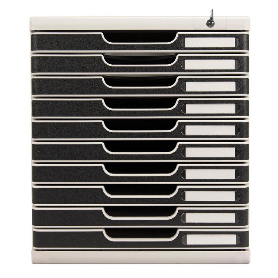 Exacompta Module de classement Modulo Office 10 tiroirs fermables à clé  