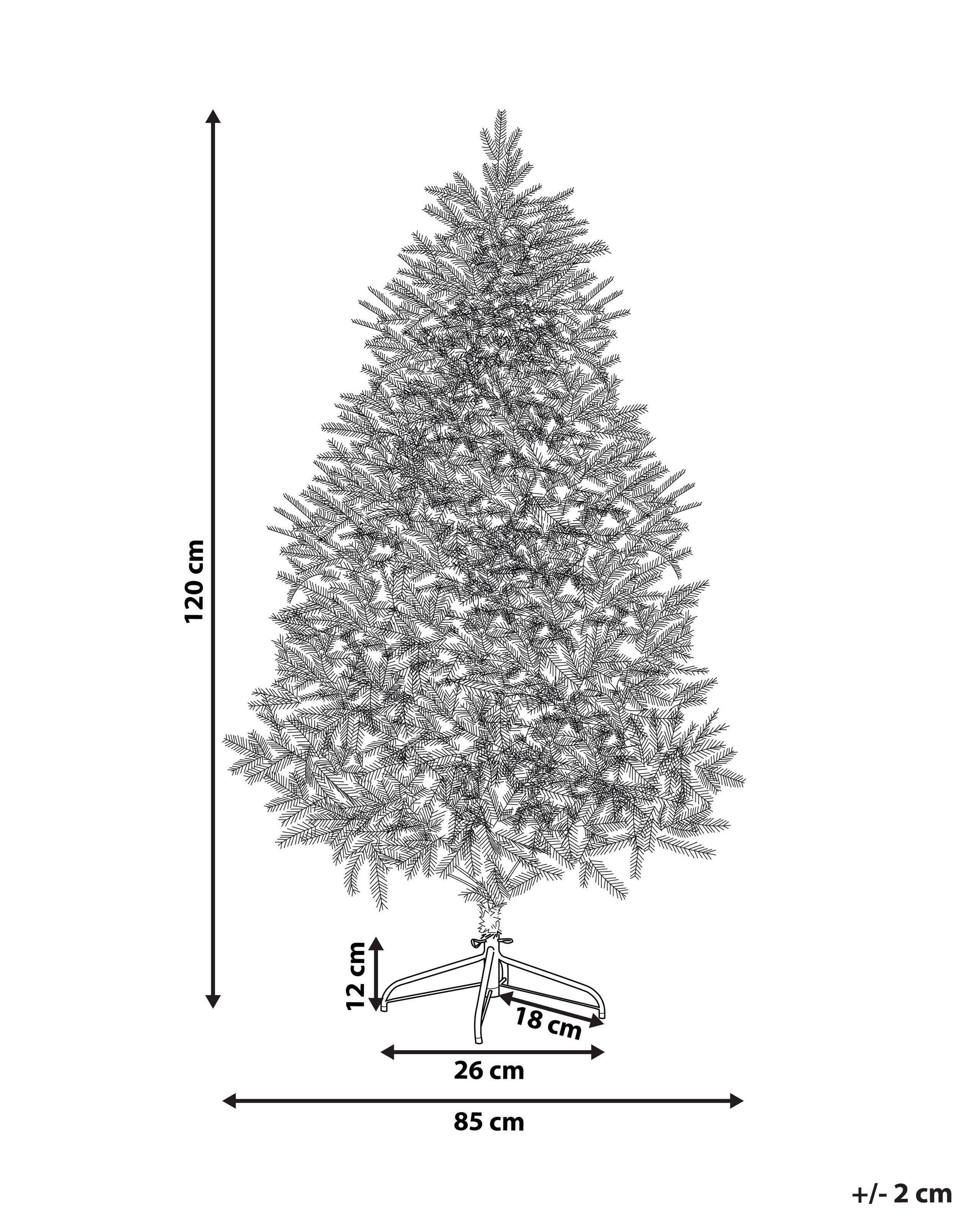 Beliani Albero di Natale artificiale en PVC Classico HUXLEY  