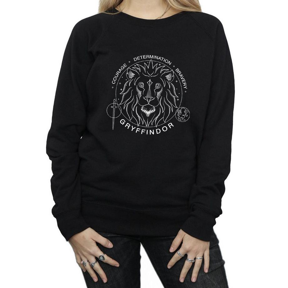 Harry Potter Gryffindor Sweatshirt Imprimé Graphique  