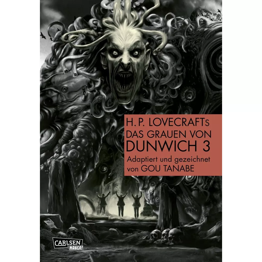 Carlsen Verlag - H.P. Lovecraft Manga: Das Grauen von Dunwich 3, Tanabe, Gou/ Ossa, Jens (Übersetzung), Multicolor