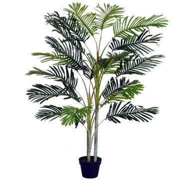 Palmier Artificiel Grande Plante Artificielle 150 Cm Avec Pot De Plante, 19 Feuilles De Palmier, Plastique, Décoration Pour Intérieur Et Extérieur